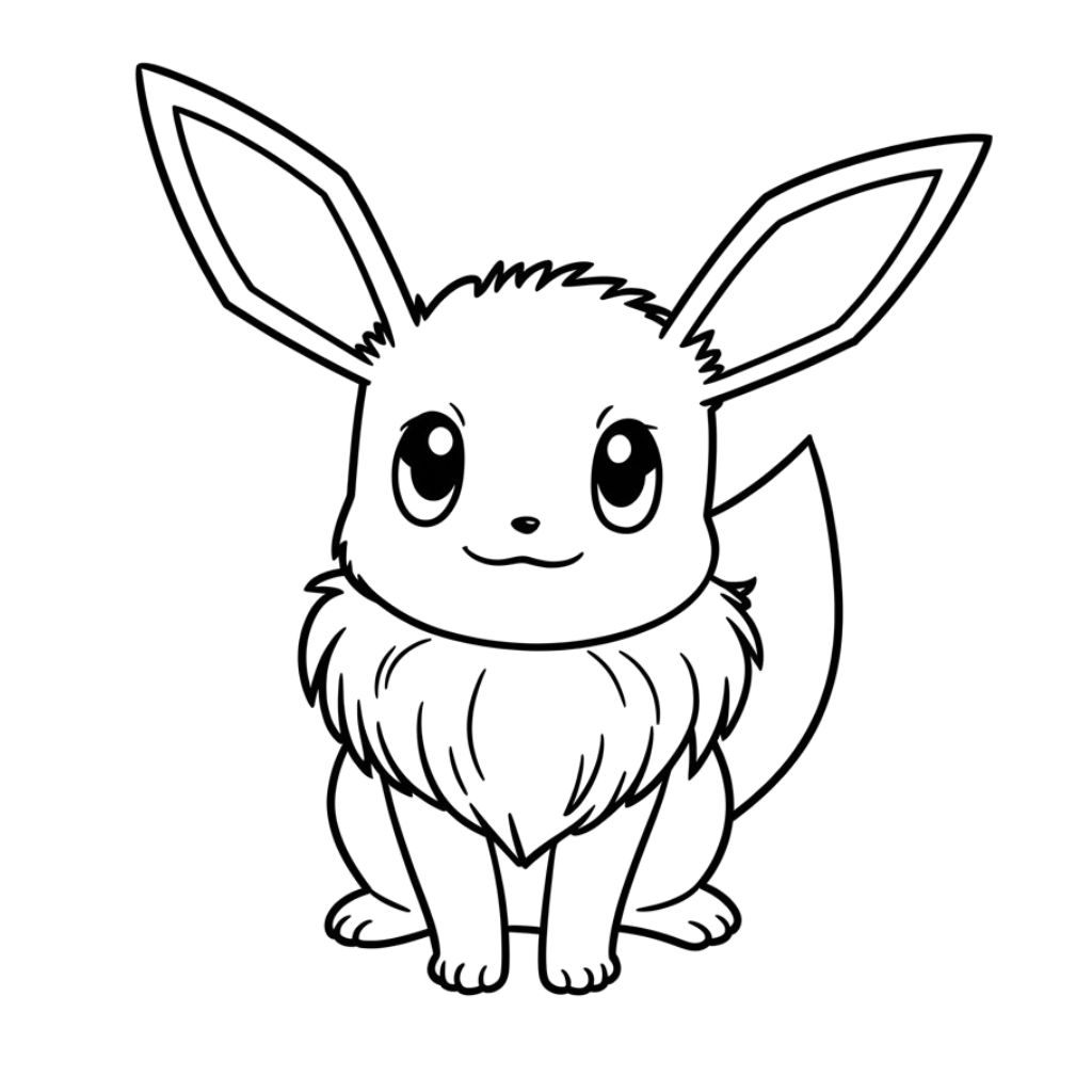 pokemon eevee boyama