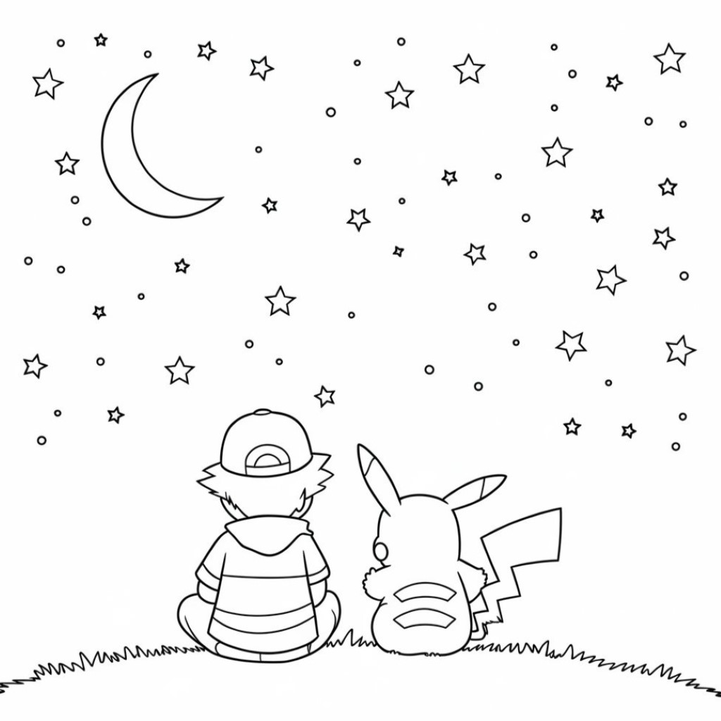 pikachu çizimleri boyama