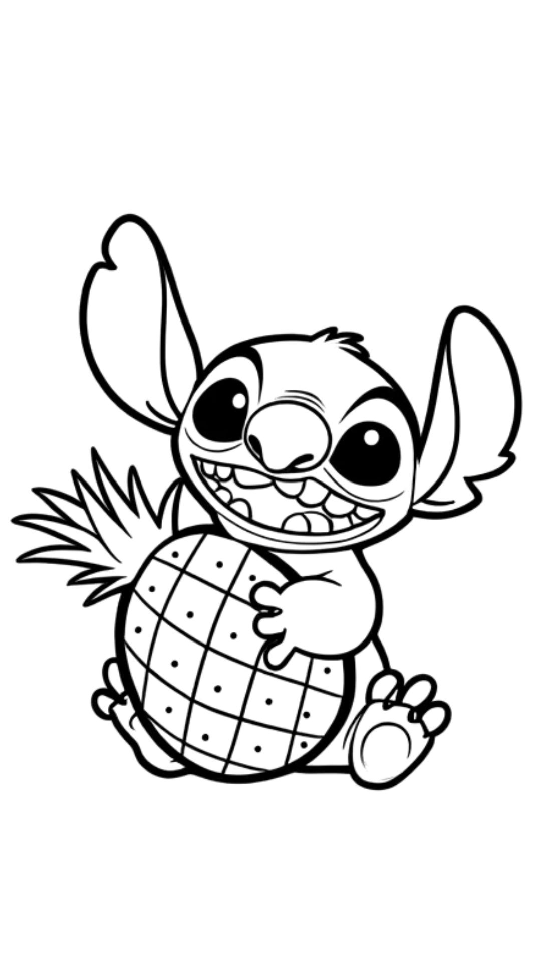 Stitch printable boyama sayfası
