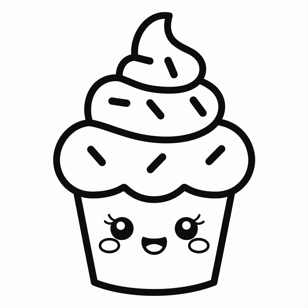 yazdırmak için pasta boyama çizimi