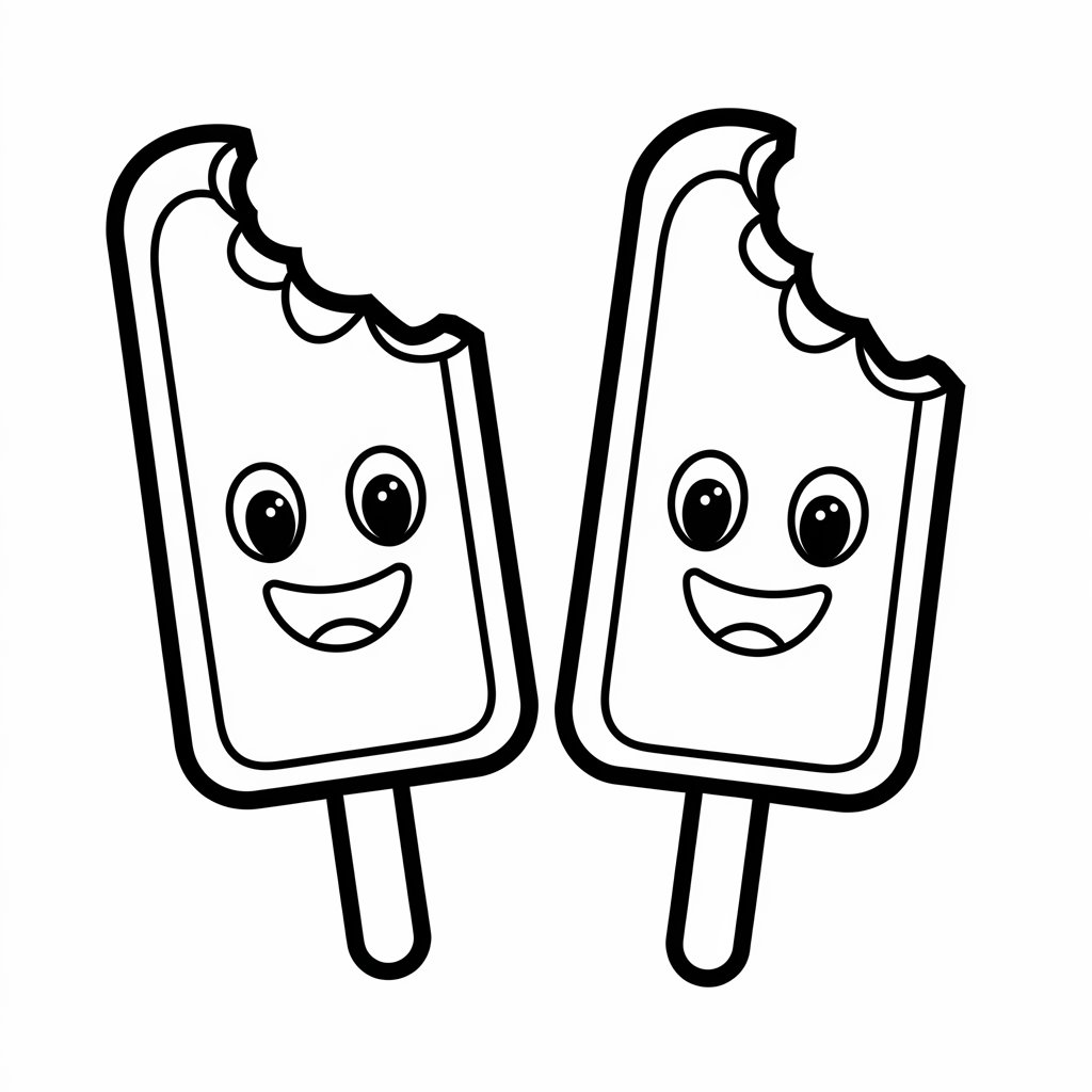 dondurma resmi boyama sayfası