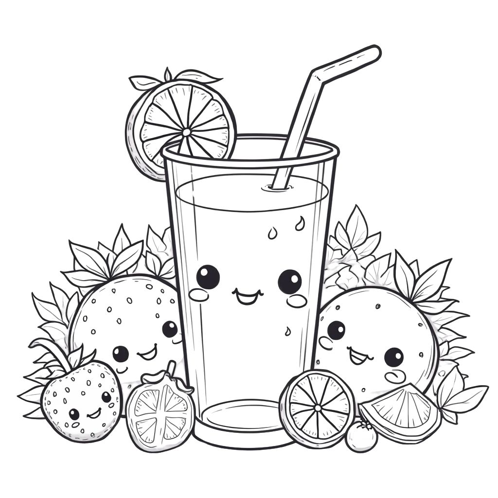 tatlı boyama sayfaları