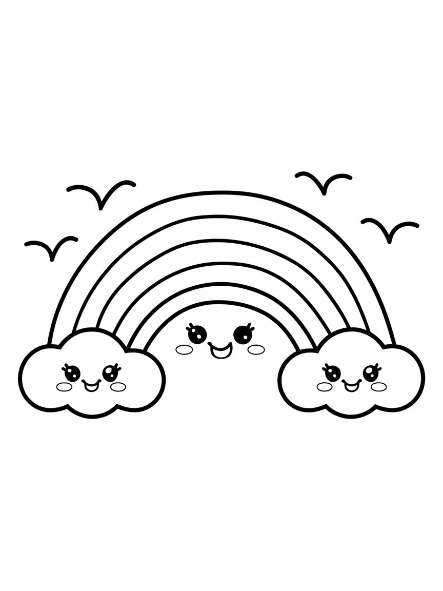 gökkuşağı duvar boyama