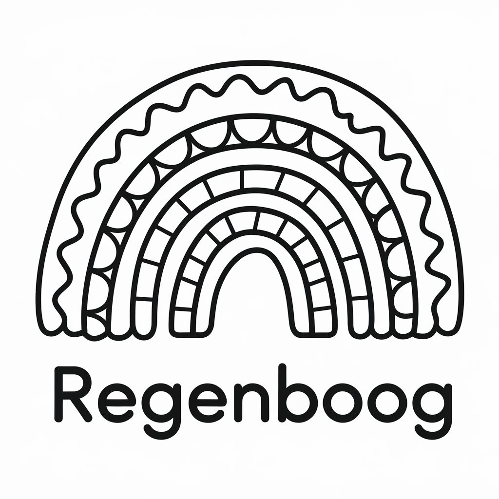 bulutlu gökkuşağı boyama