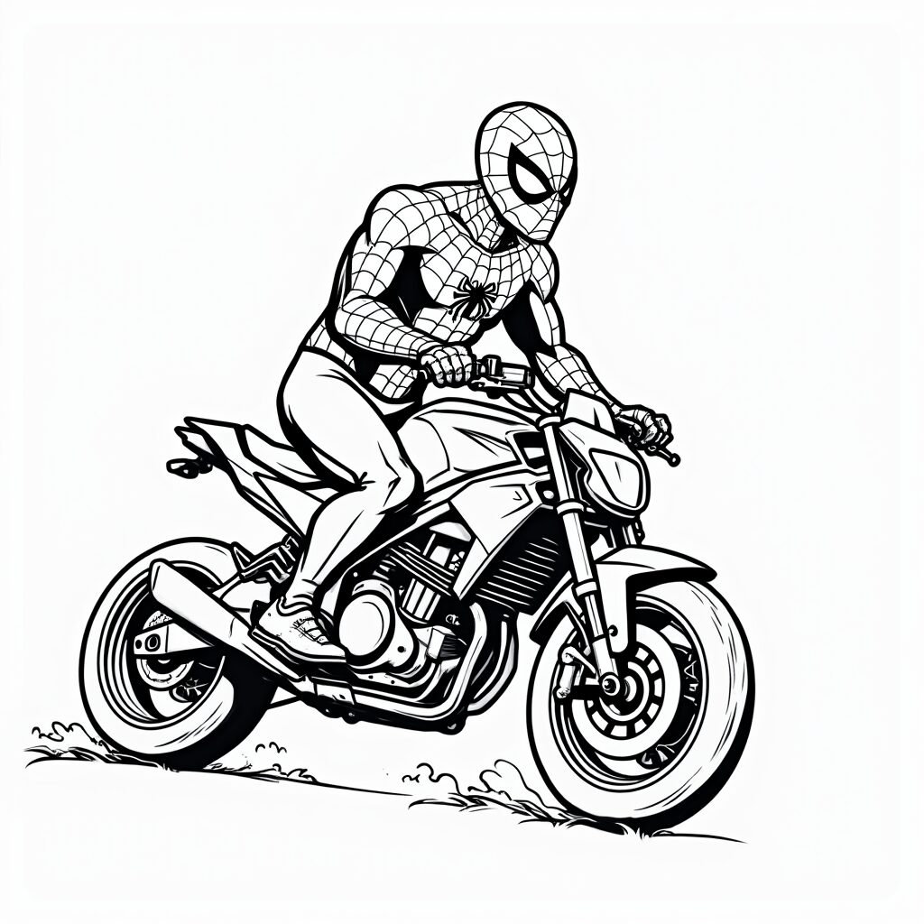 örümcek adam boyama resmi