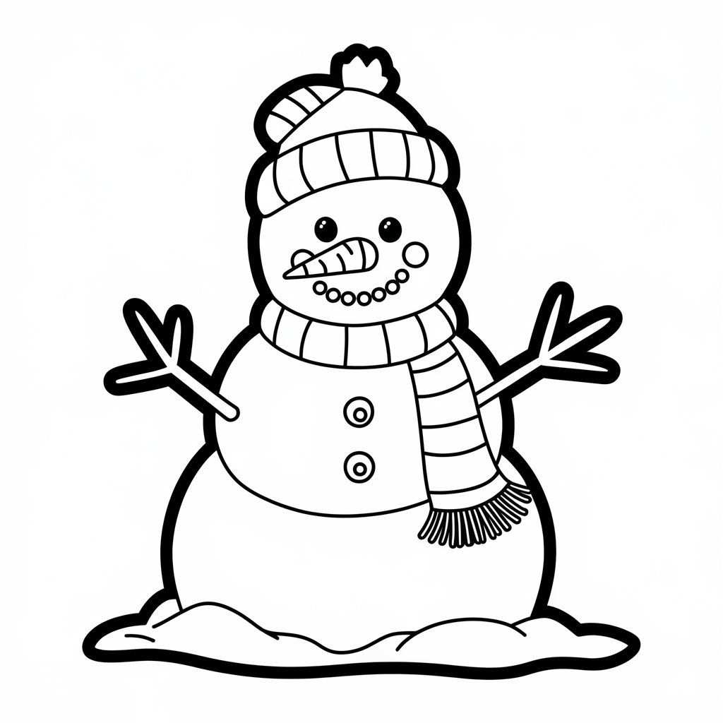 kış ile ilgili boyama