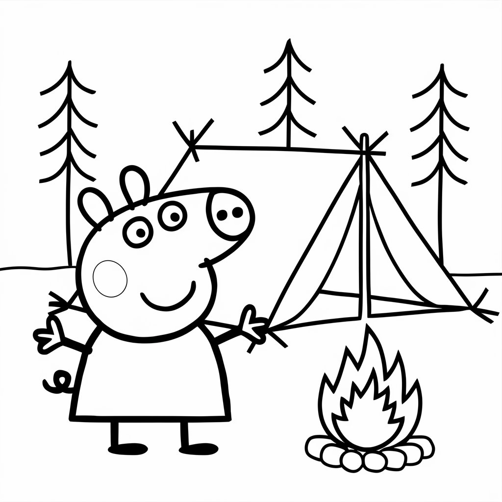 peppa pig karakteri boyama