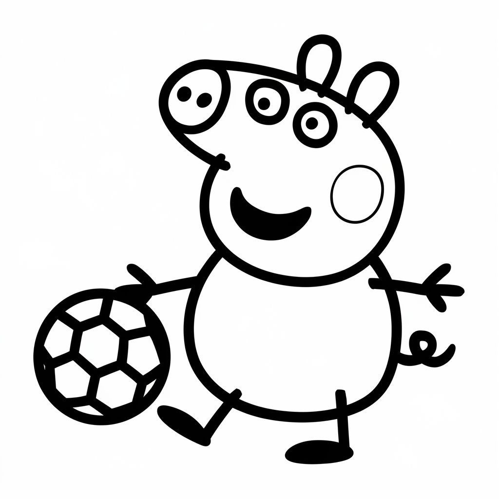 peppa pig resmi boyama