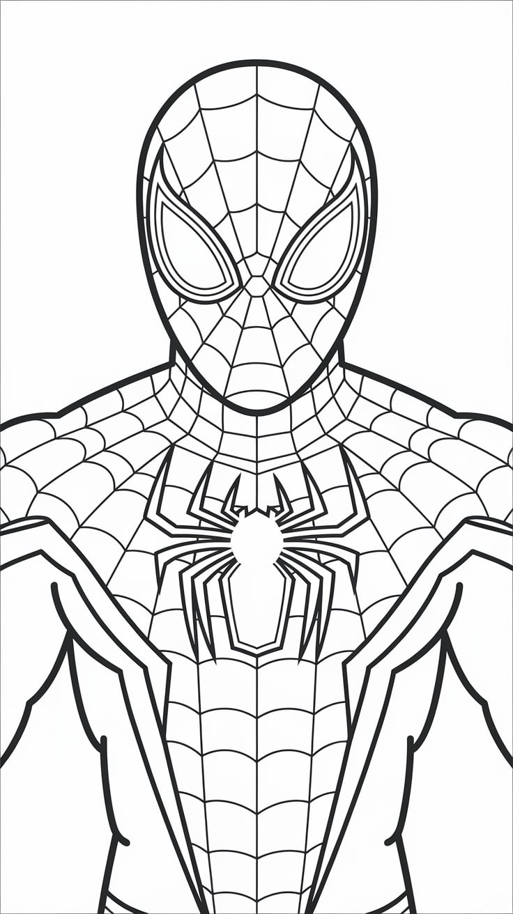 örümcek adam boyama sayfası pdf