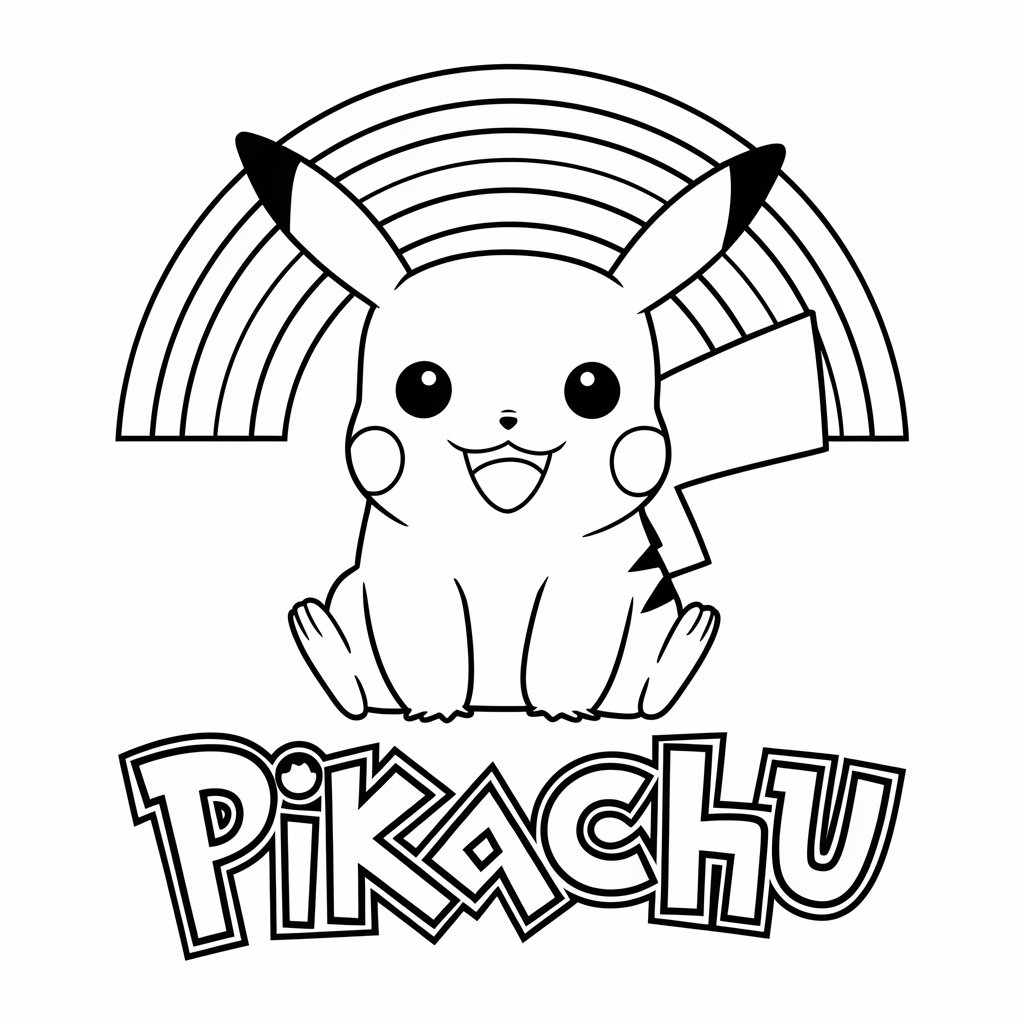 pikachu boyama