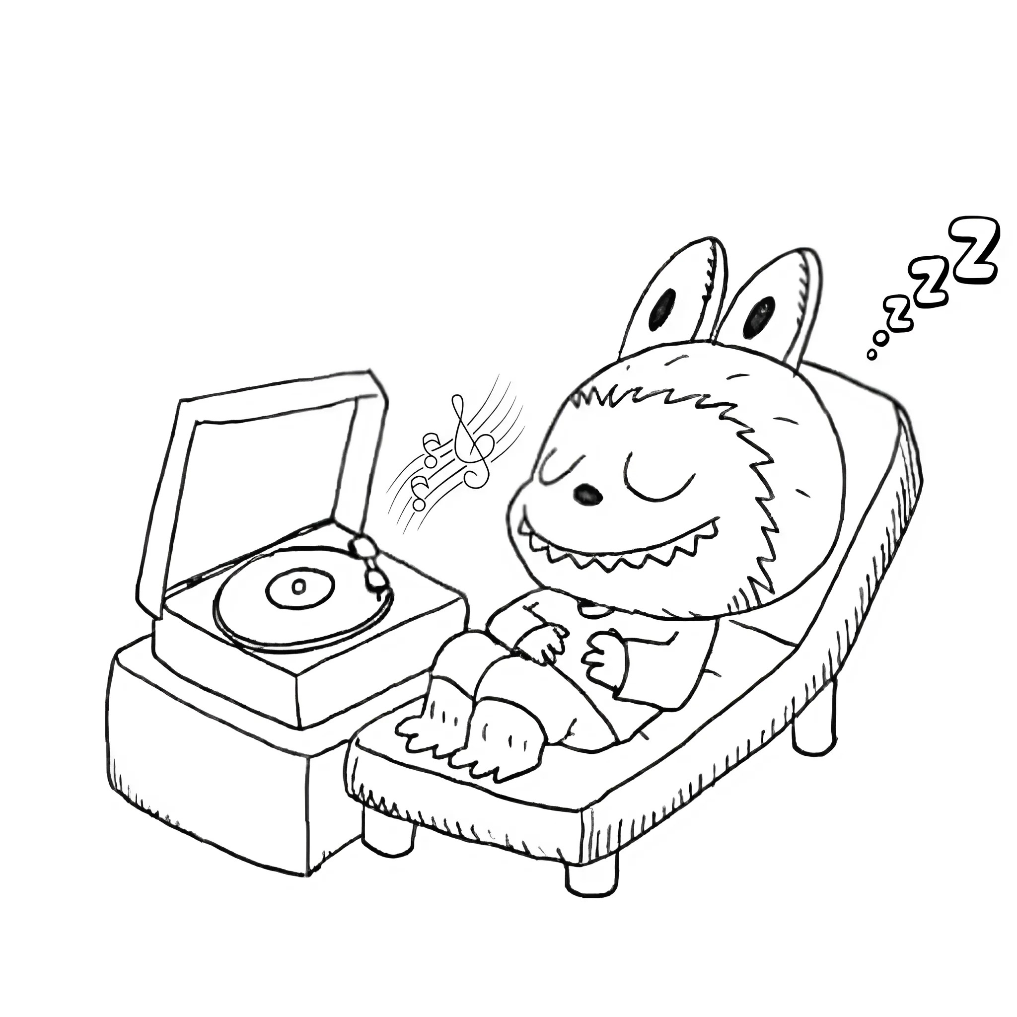 Labubu boyama kitapçığı