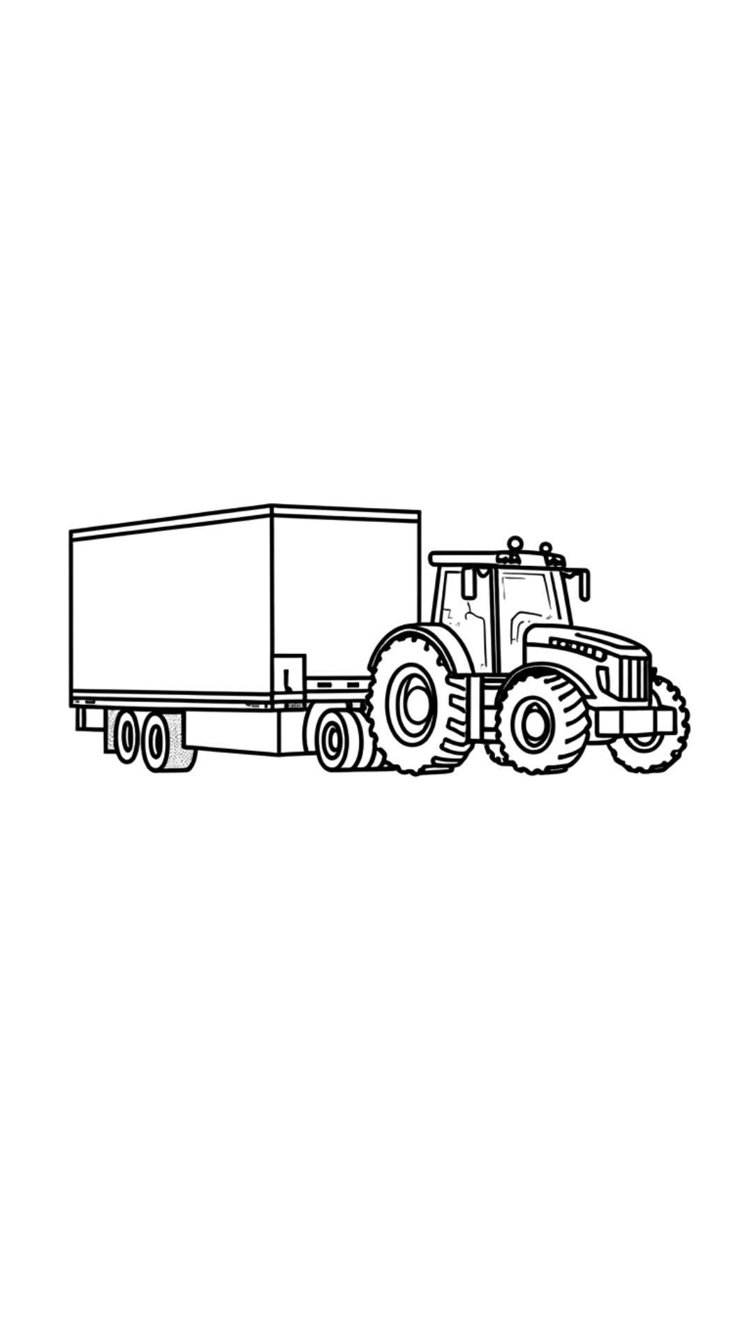 Claas traktör boyama resmi