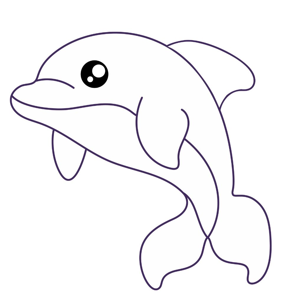 yunus balığı boyama sayfası pdf