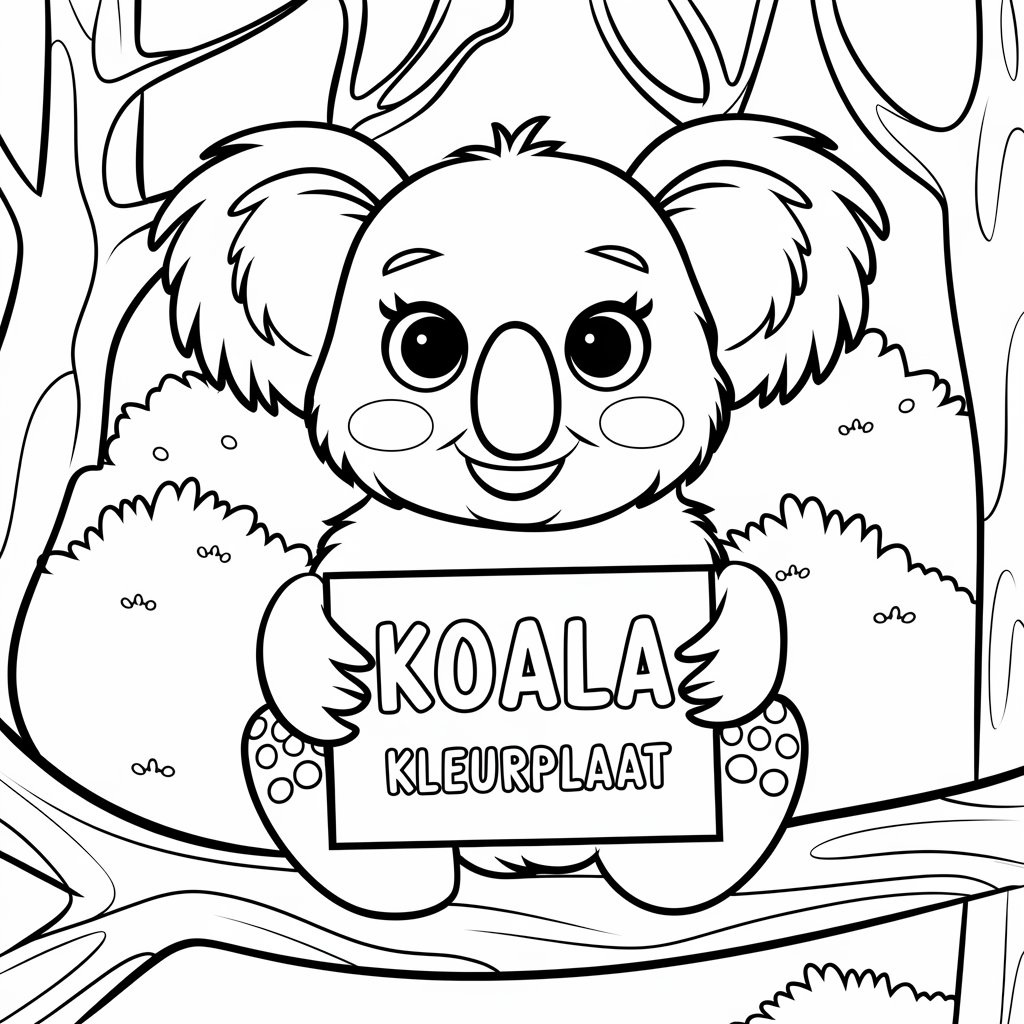 koala boyama kalıp