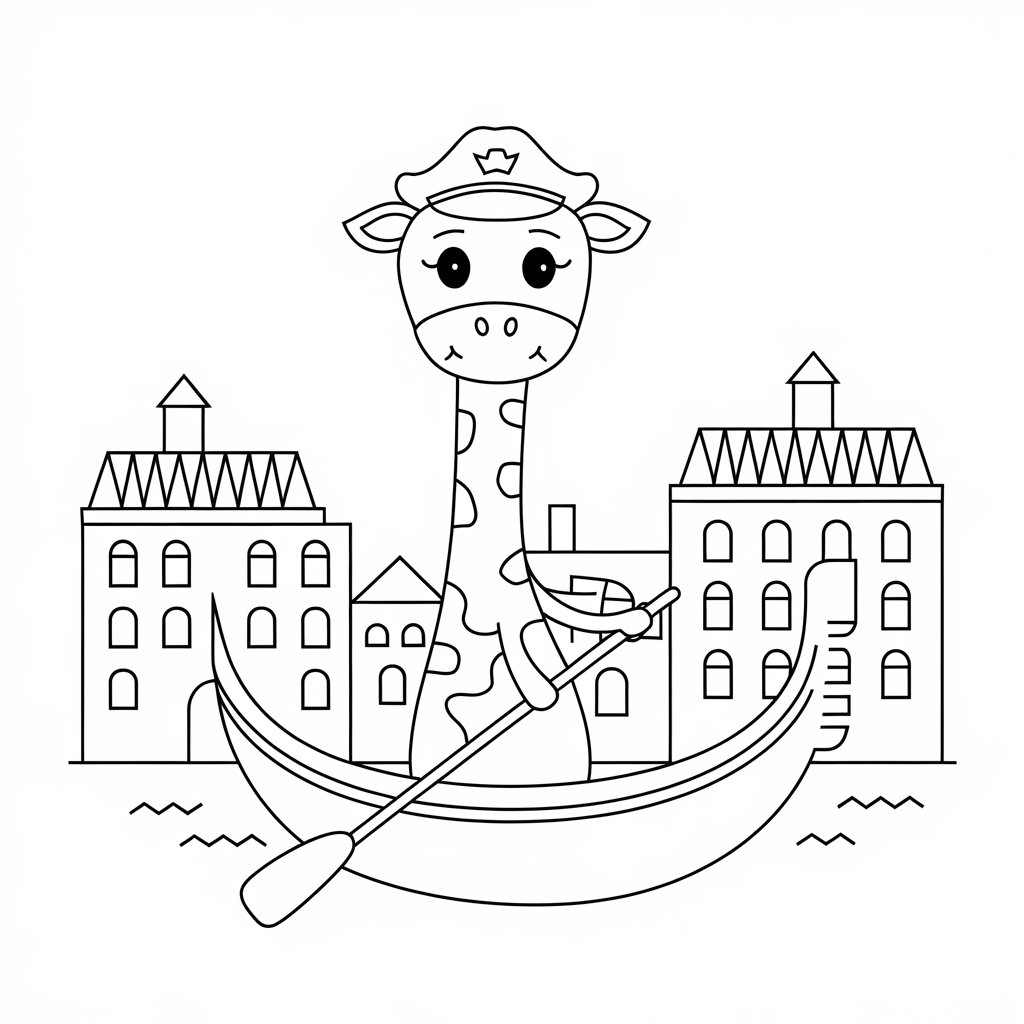 zürafa boyama oyunu