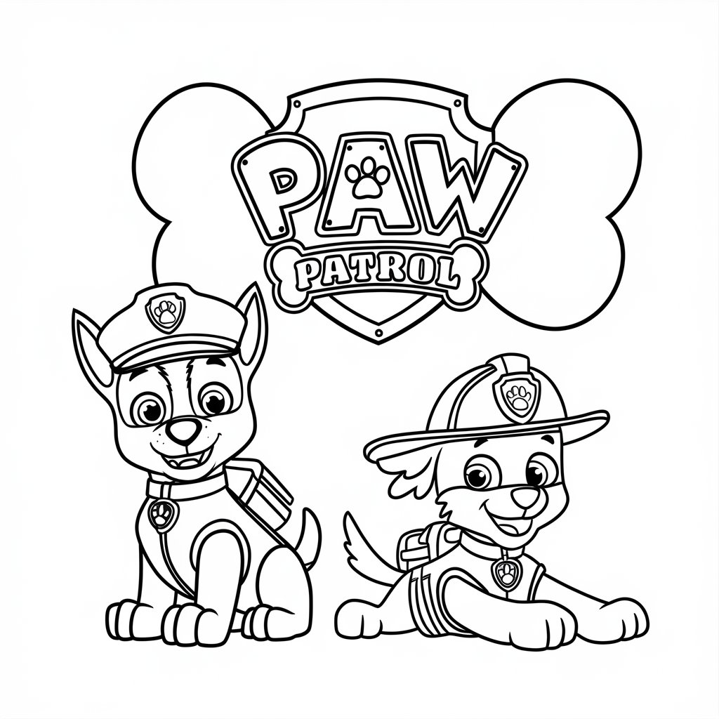paw patrol boyama sayfası