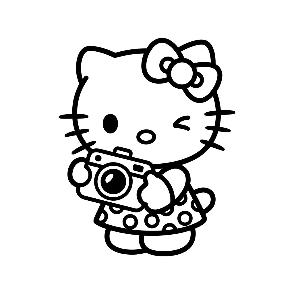hello kitty boyama sayfası