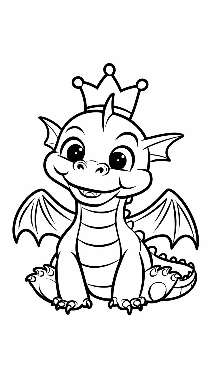 7 başlı ejderha boyama sayfası