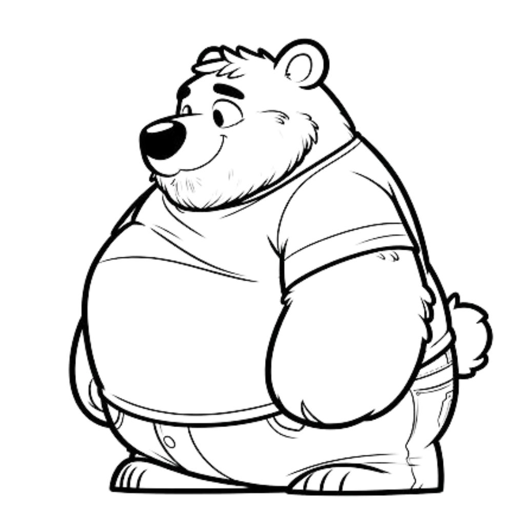 maşa ile koca ayı boyama