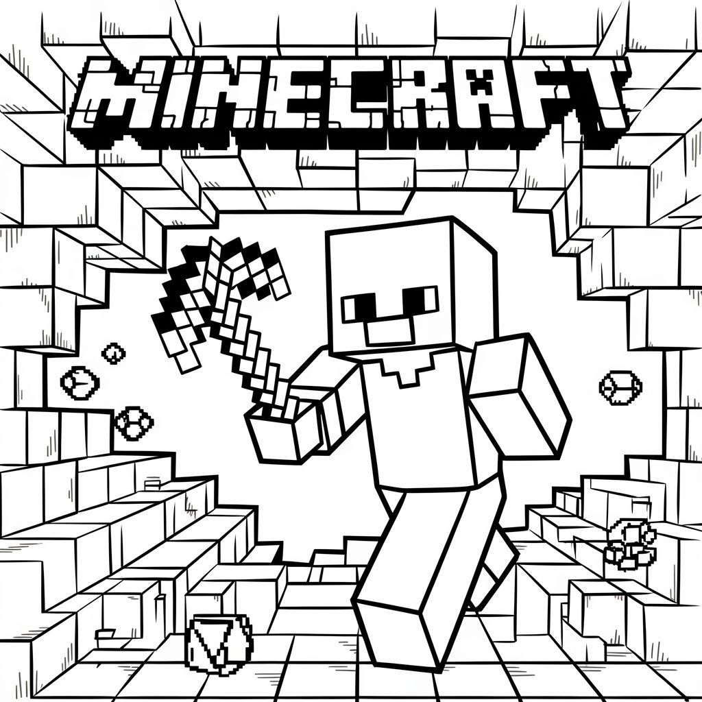 minecraft boyama resmi