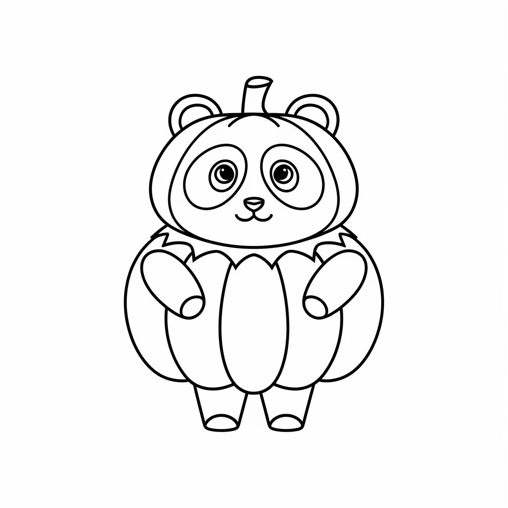 panda resmi boyama sayfası