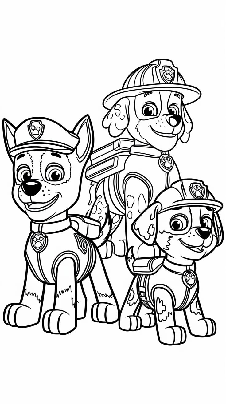 paw patrol everest boyama sayfası