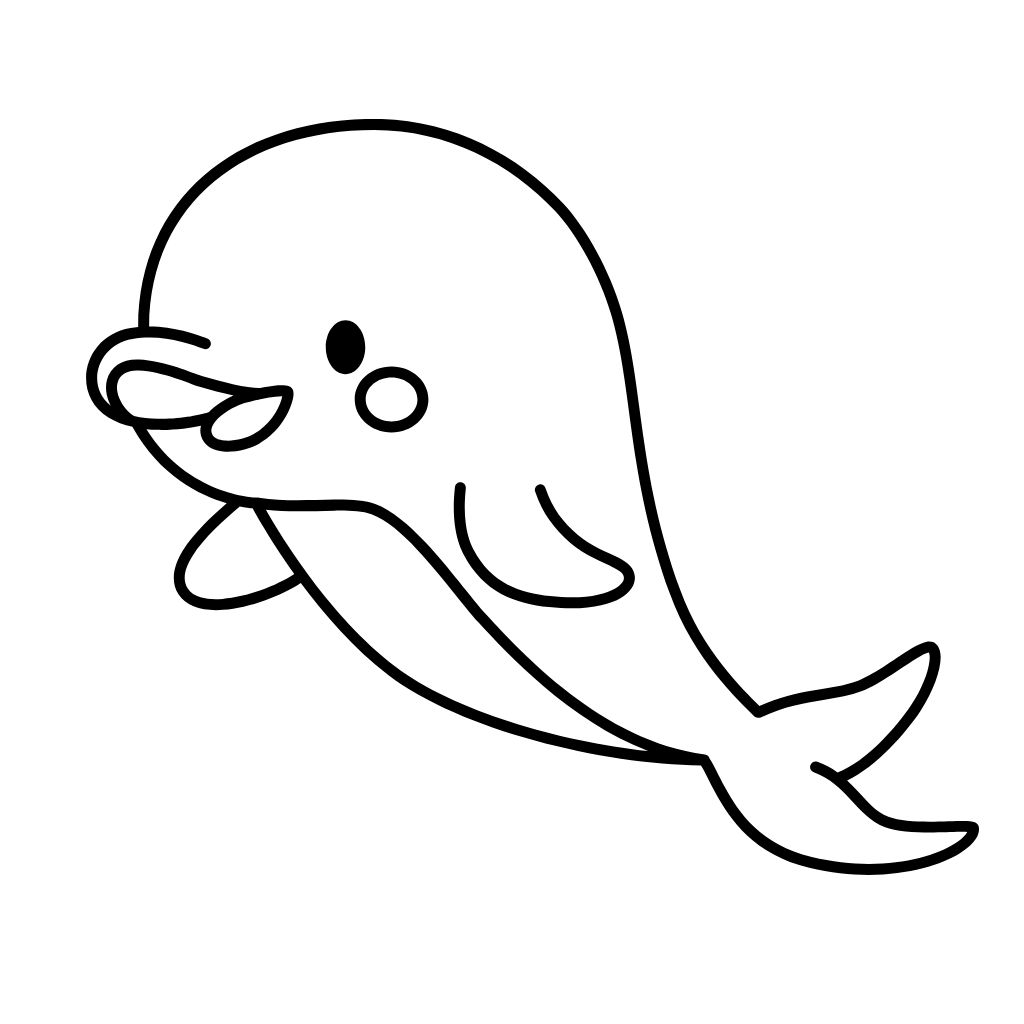 yunus balığı boyama