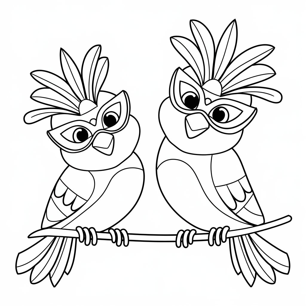 Karnaval boyama kitabı indir