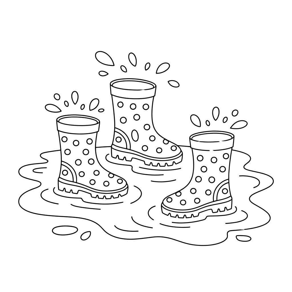 ilkbahar boyama sayfası basit