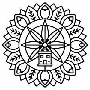 mandala boyama kolay