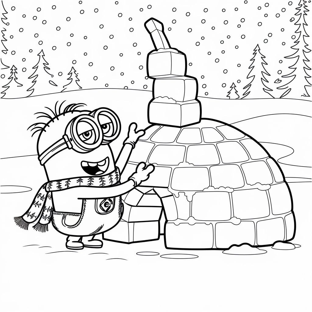 minyonlar boyama kitabı