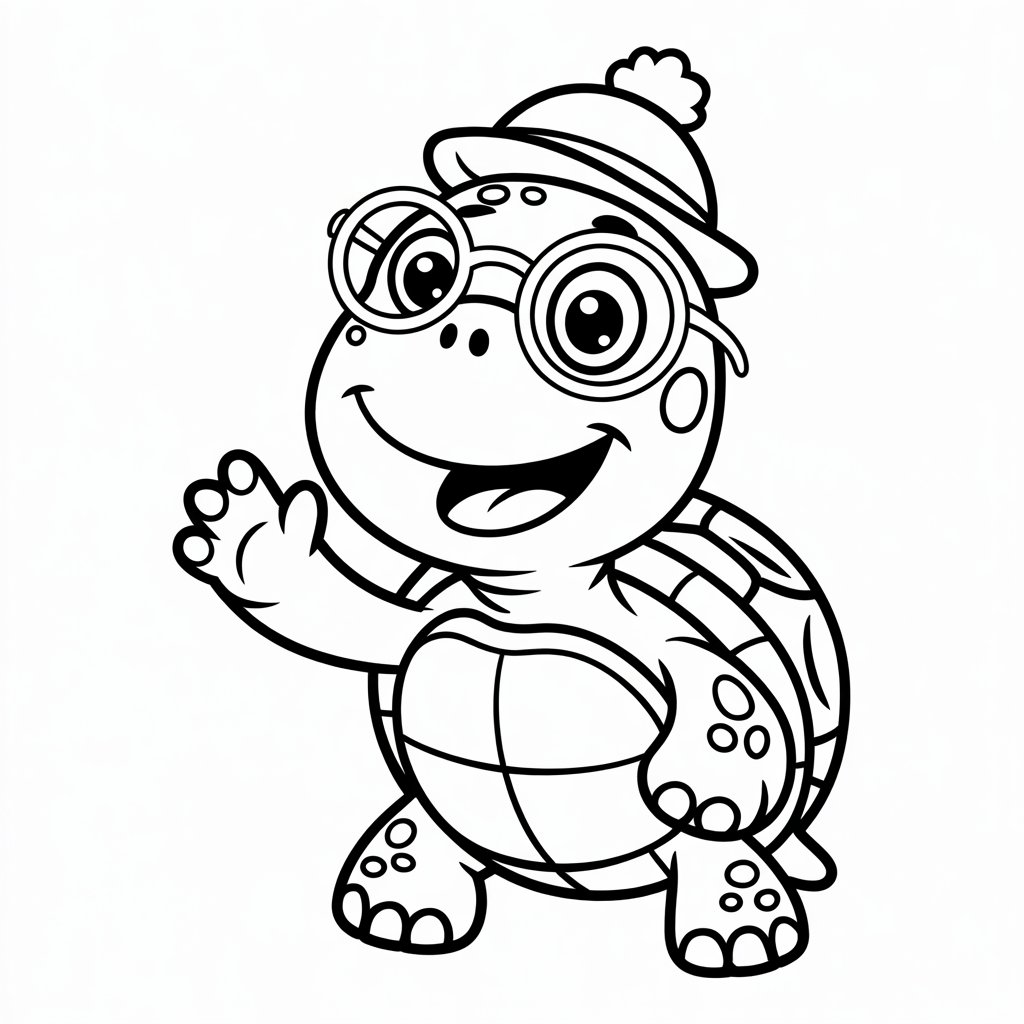 kaplumbağa resim boyama