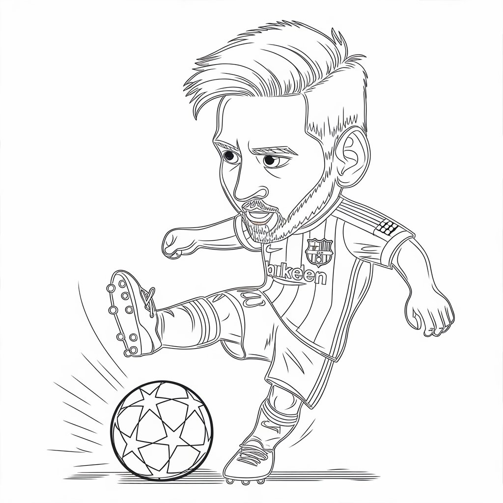 messi ronaldo boyama
