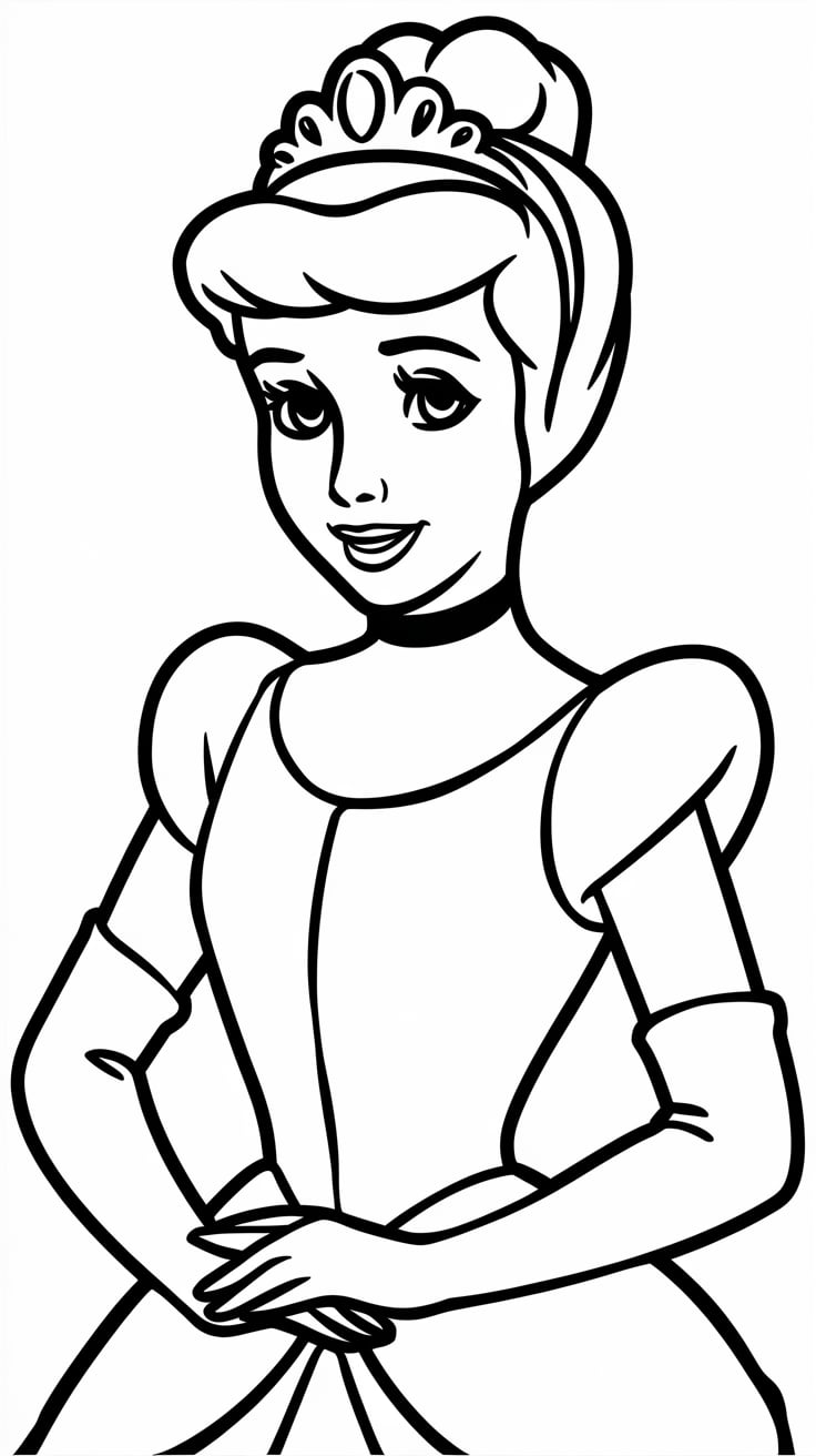 disney prensesleri aurora boyama