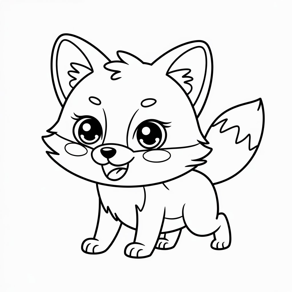 tilki boyama sayfası