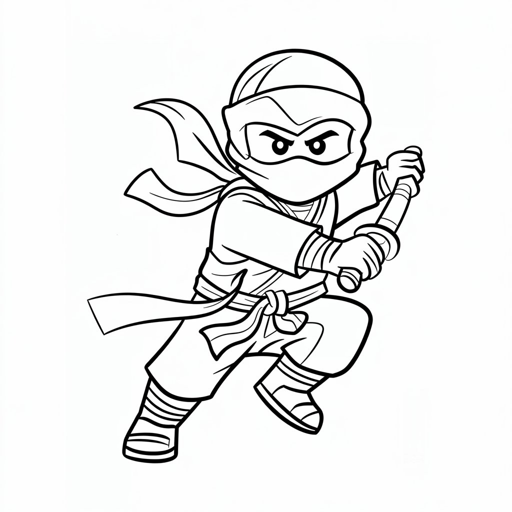 ninjago boyama sayfaları