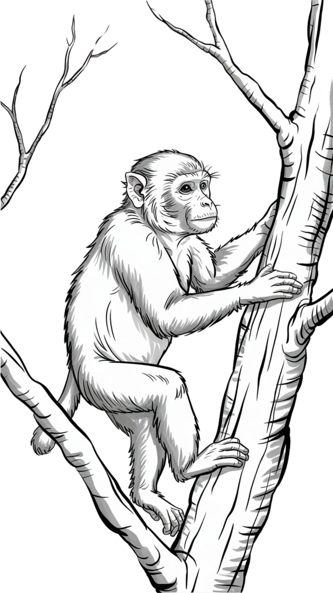 maymun boyama sayfası