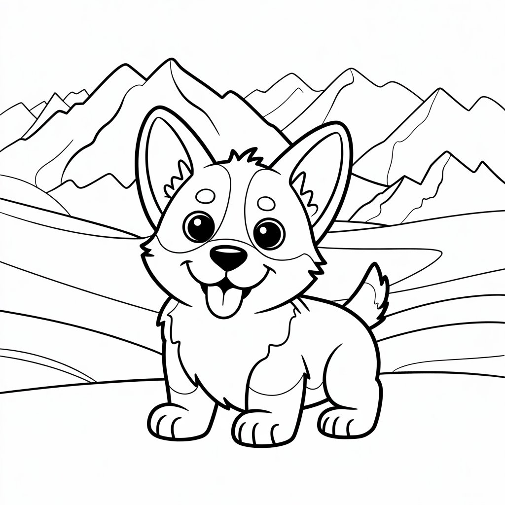 köpek yavrusu boyama