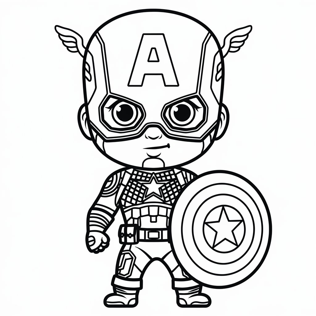 6 yaş boyama şablonları süper kahraman