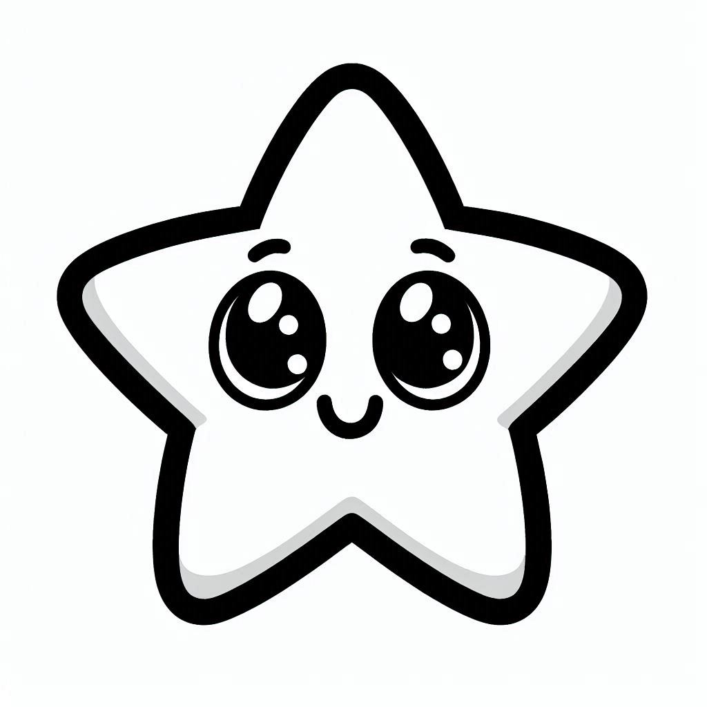 okul öncesi ay yıldız boyama