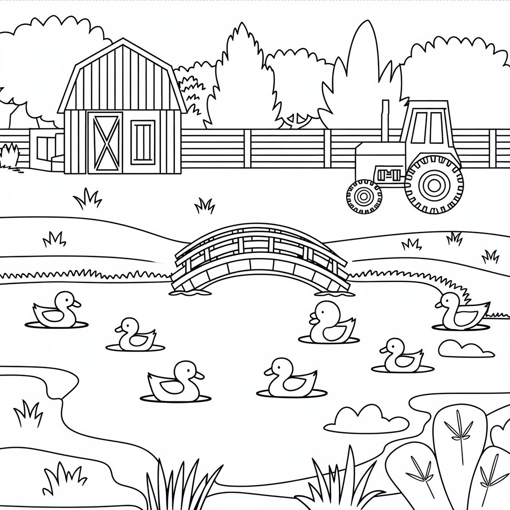 ali babanın çiftliği boyama sayfası