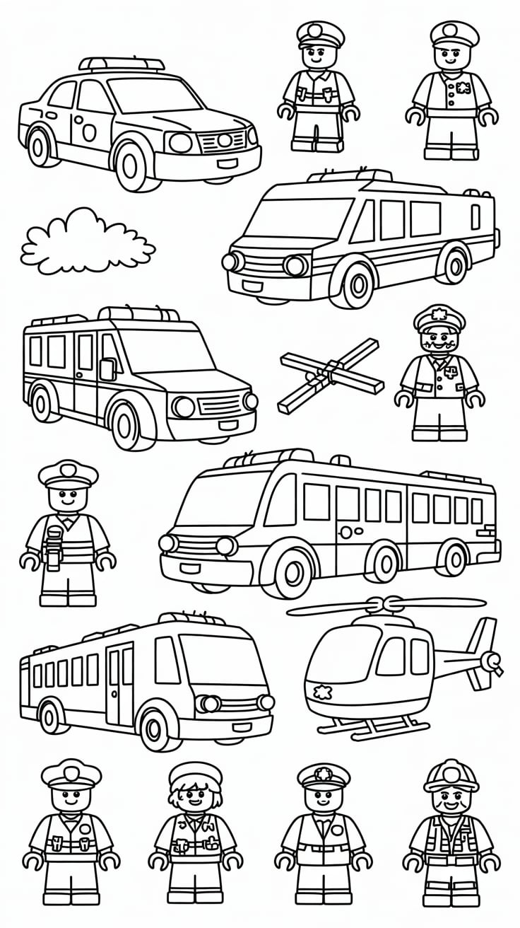 boyama lego karakter boyanmış