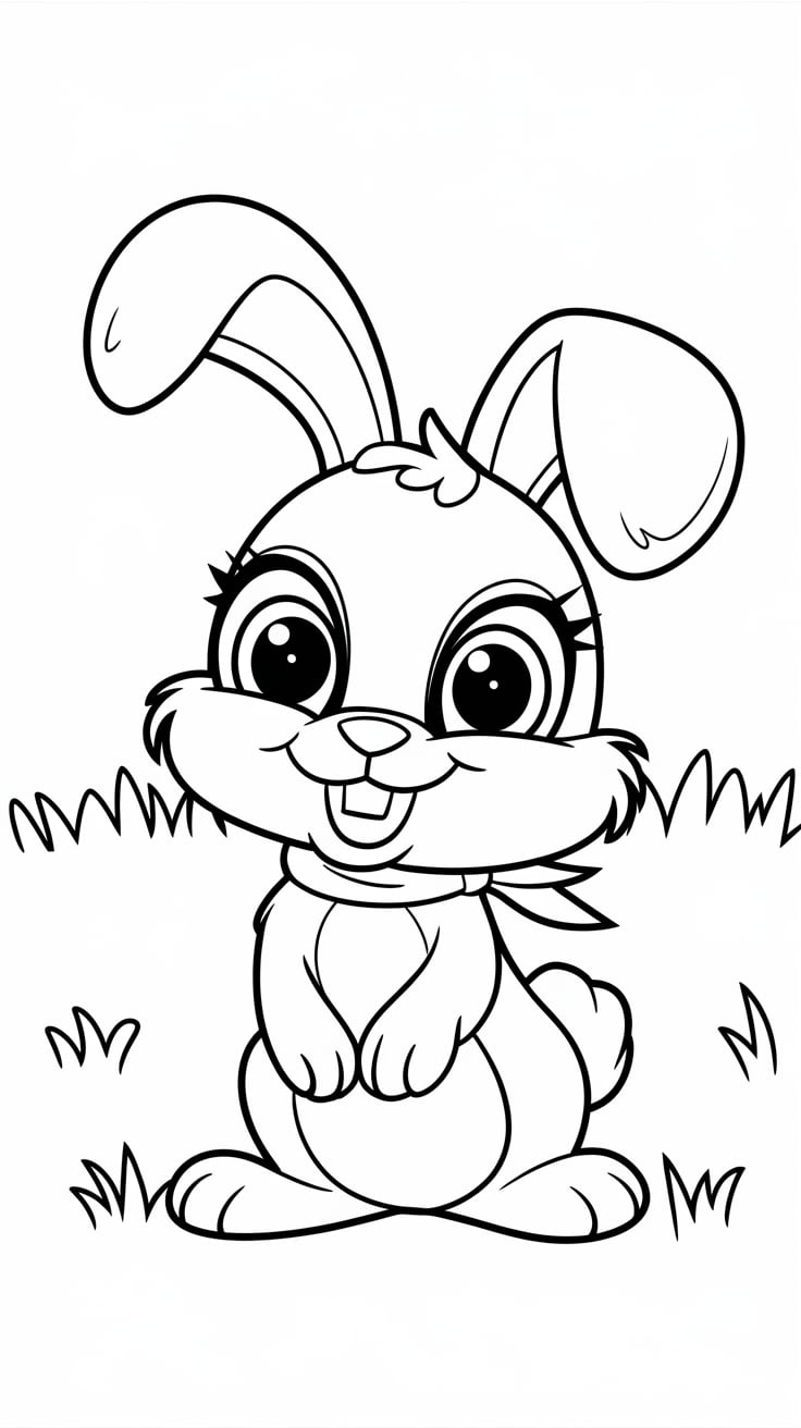 boyanmış tavşan resmi