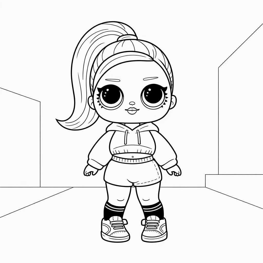 lol bebek boyama resmi