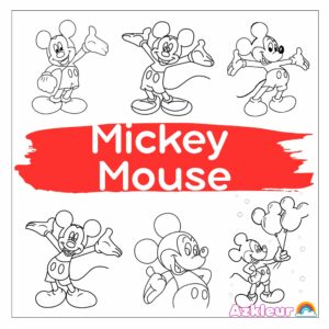 Mickey Mouse boyama