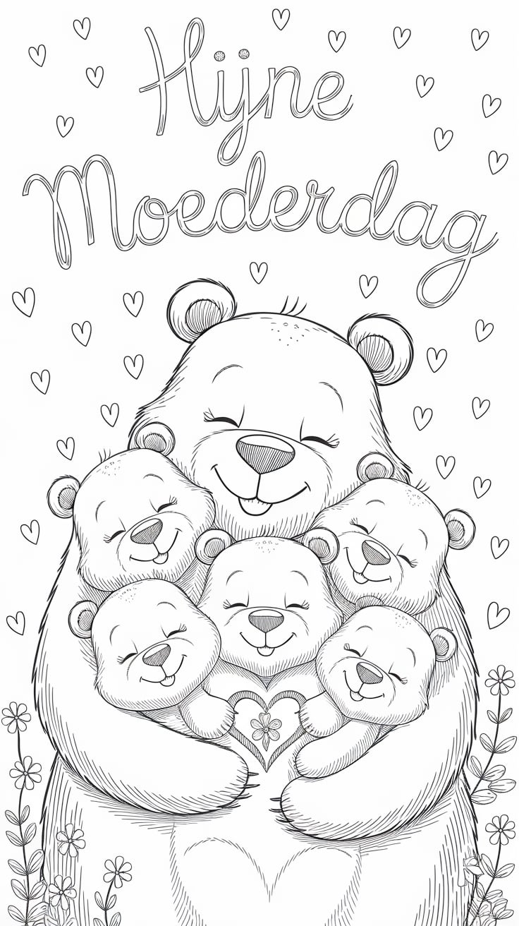 anneler günü boyama pinterest