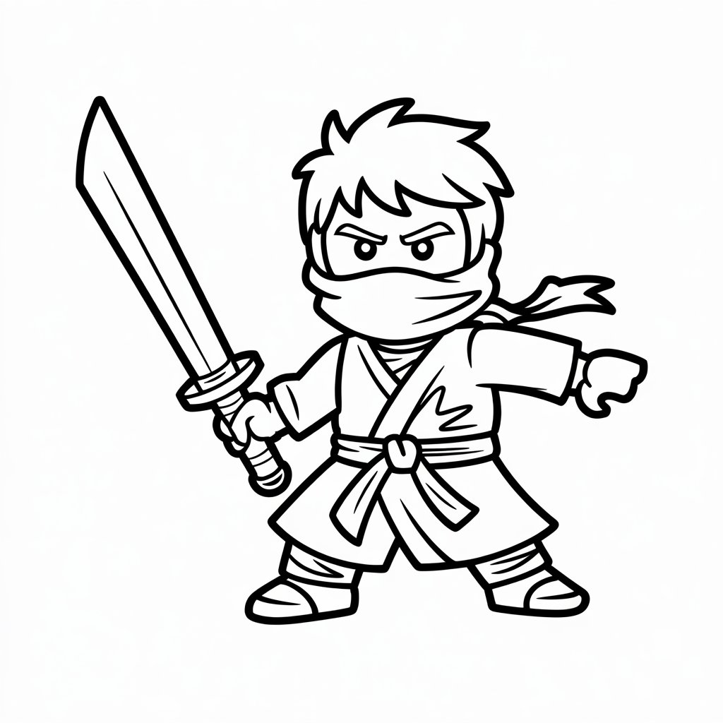 erkek çocuk boyama ninjago