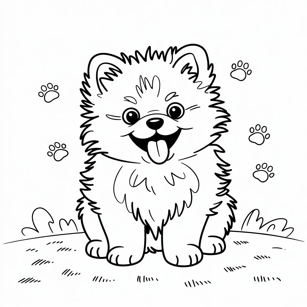 yavru köpek çizimi