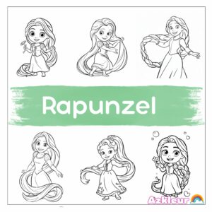 Rapunzel Boyama