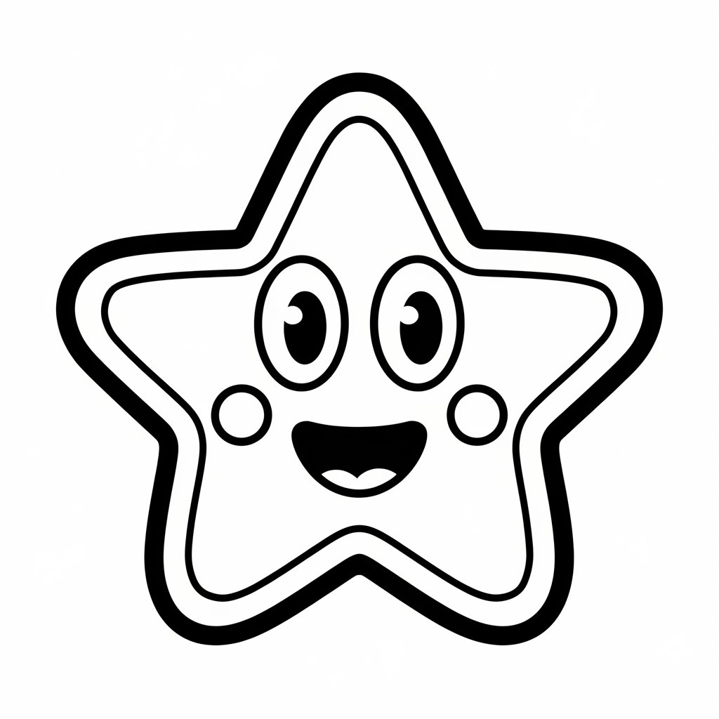 yıldız boyama sayfası